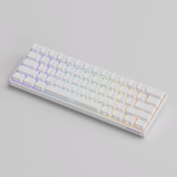  Bàn phím cơ MonsGeek FUN60 Max SP White | Akko Glare Magnetic Switches (Tri-mode) 8K in 2.4G Wireless 