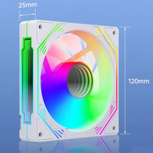  Quạt tản nhiệt PC Redmoon F3 | Fan lẻ 120mm, RGB, Trắng 