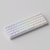  Bàn phím cơ MonsGeek FUN60 Max SP White | Akko Glare Magnetic Switches (Tri-mode) 8K in 2.4G Wireless 