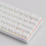  Bàn phím cơ MonsGeek FUN60 Max SP White | Akko Glare Magnetic Switches (Tri-mode) 8K in 2.4G Wireless 
