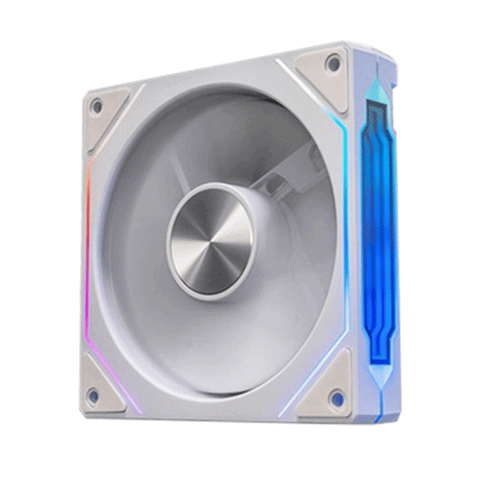 Quạt tản nhiệt PC Leopard Prism 4RS | Kit 5 Fan 120mm, RGB, Trắng