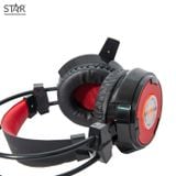  Tai nghe Gaming WangMing 8900L | Có dây, Over Ear, Đen - Đỏ 