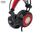  Tai nghe Gaming WangMing 8900L | Có dây, Over Ear, Đen - Đỏ 