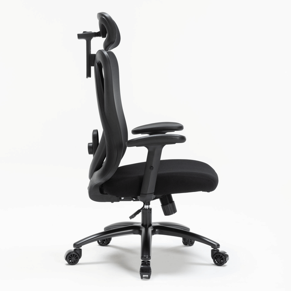  Ghế công thái học WARRIOR Hero WEC501 Plus | Đen, 120kg, Chân xoay, Lưng lưới 