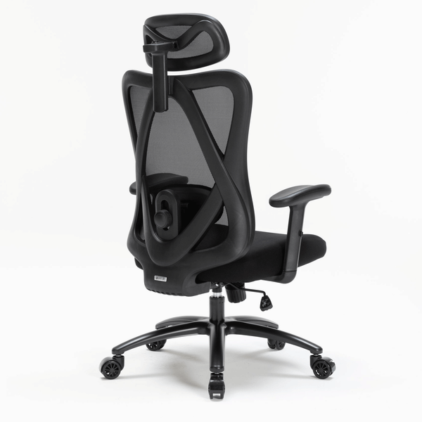  Ghế công thái học WARRIOR Hero WEC501 Plus | Đen, 120kg, Chân xoay, Lưng lưới 