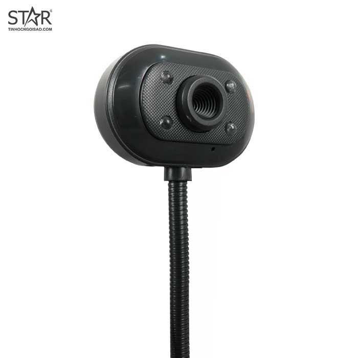 Webcam chân cao, không có micro HD 720p (Đen)