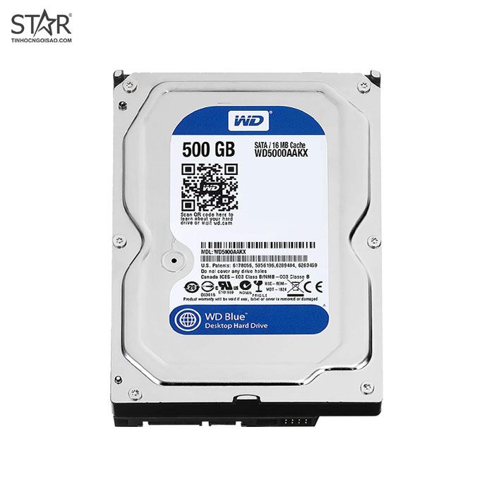 Ổ cứng HDD 500GB Western Renew (No Model)