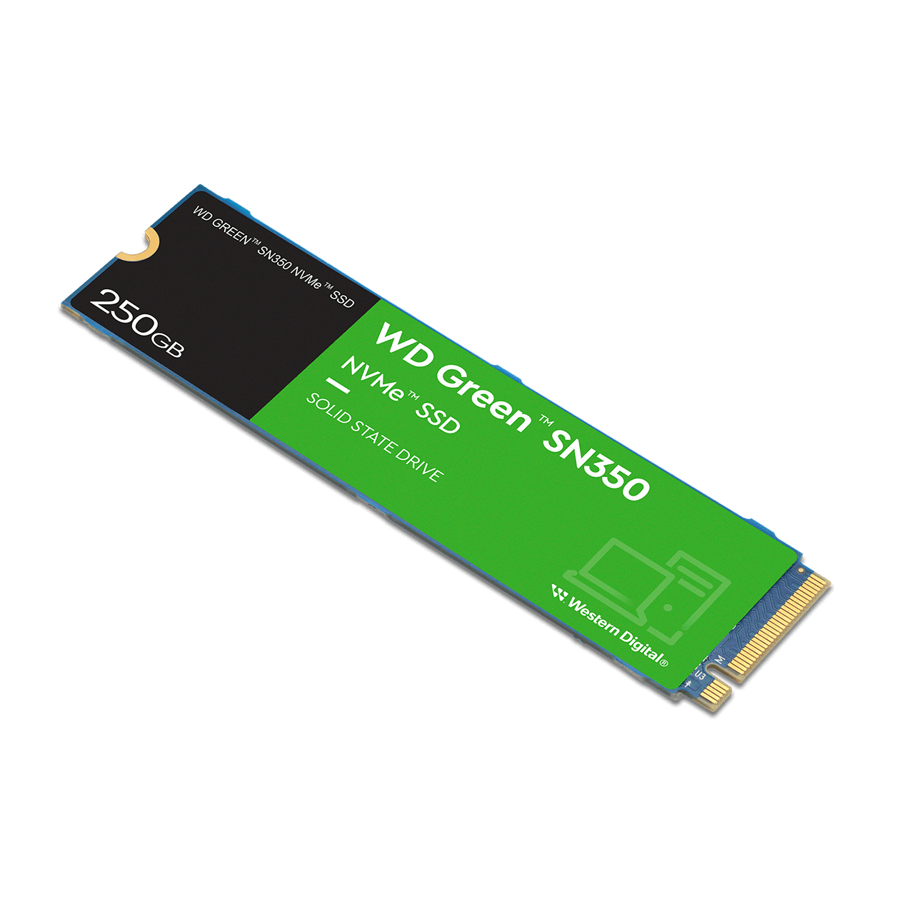 Ổ cứng SSD Western Green SN350 250GB NVMe Gen3x4 (WDS250G2G0C)