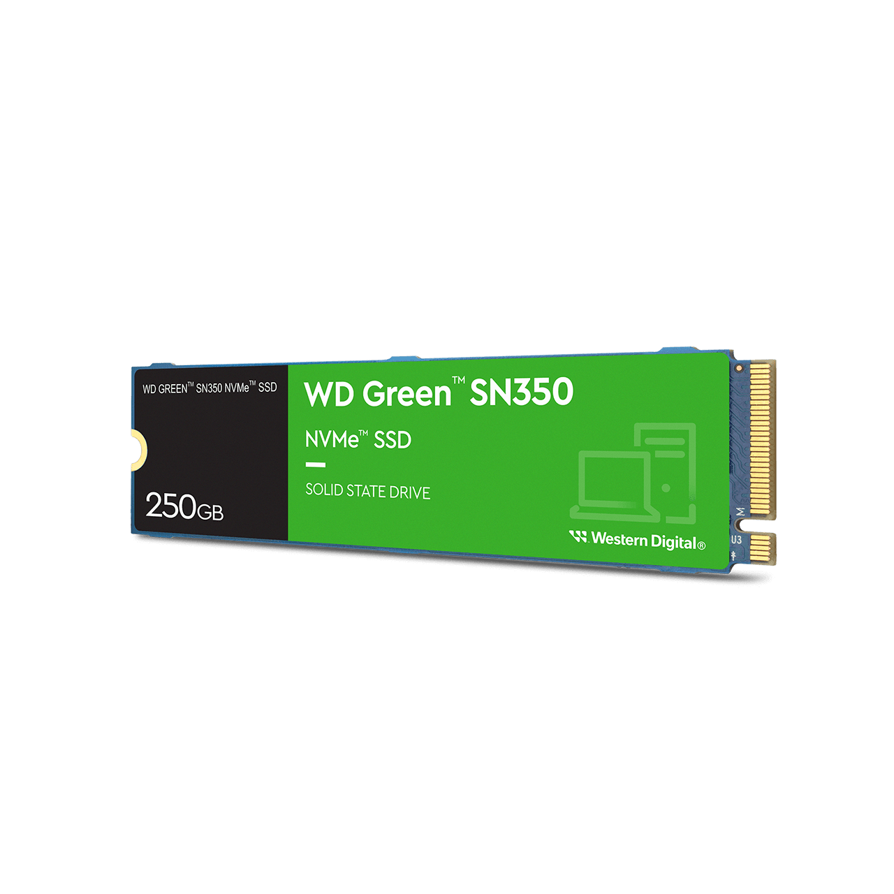 Ổ cứng SSD Western Green SN350 250GB NVMe Gen3x4 (WDS250G2G0C)
