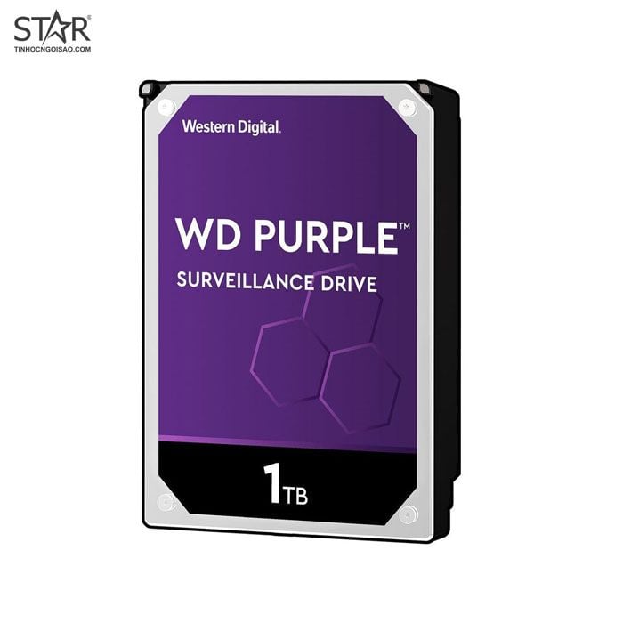 Ổ cứng HDD 1TB Western Purple Chính Hãng (WD10PURZ)