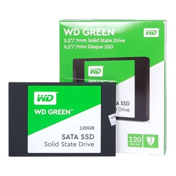 Ổ cứng SSD 120G Western Green Sata III 6Gb/s (WDS120G2GOA)