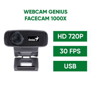 Webcam Genius Facecam 1000X HD 720P – tinhocngoisao.com