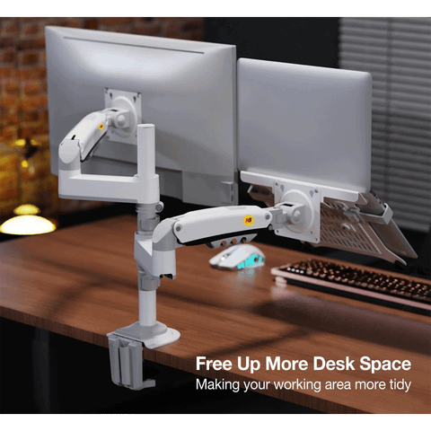 Giá treo màn hình & laptop North Bayou H180-FP - Trắng | 17 - 27 inch