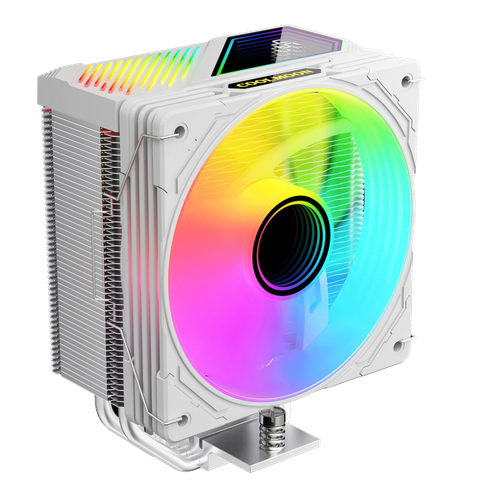 Tản nhiệt khí CoolMoon GT400 | ARGB Display, Trắng