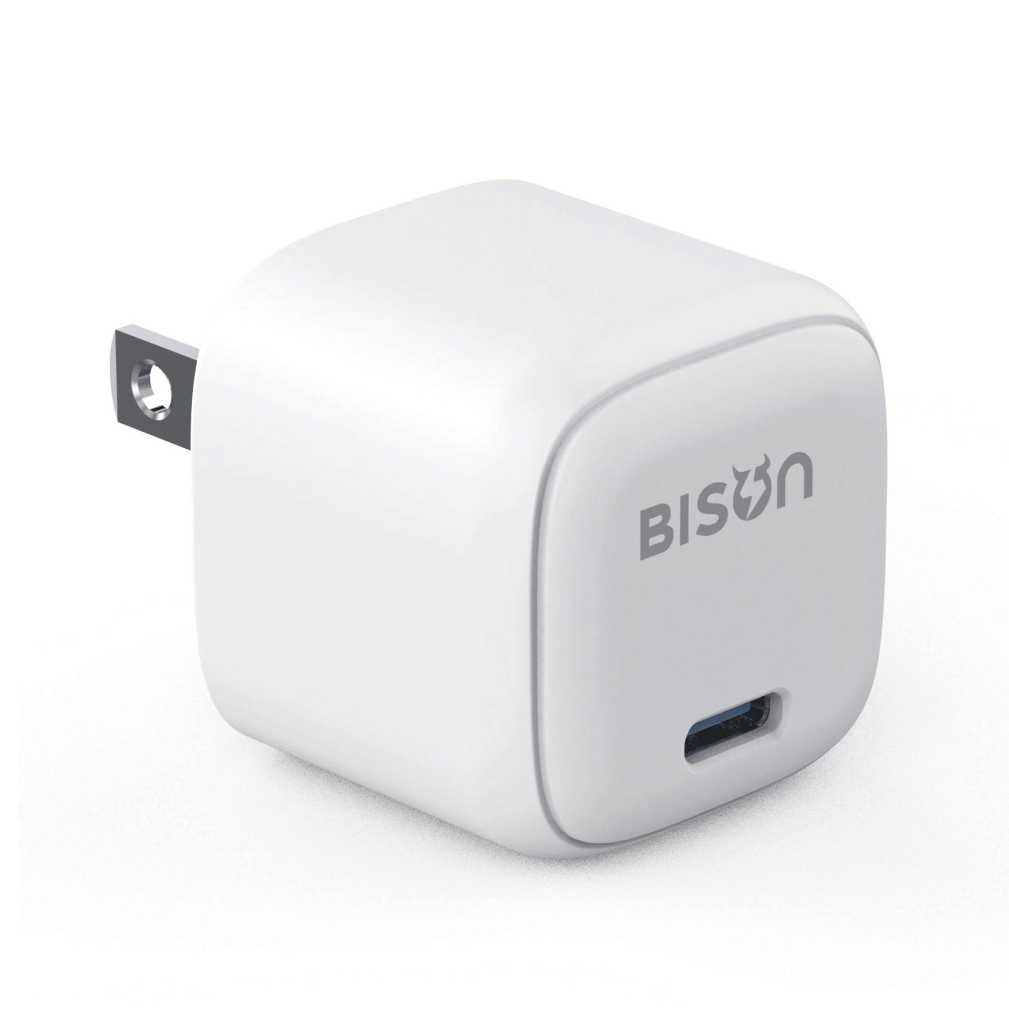 Củ sạc nhanh mini Bison BCH180 White GaN 33W