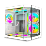  Thùng máy Case VSP X8 - Trắng | Hồ cá, không kèm fan 