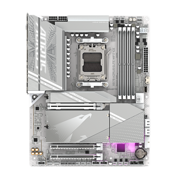  Mainboard Gigabyte X870 AORUS Elite ICE Wifi DDR5 | AM5, ATX, 4 khe RAM 