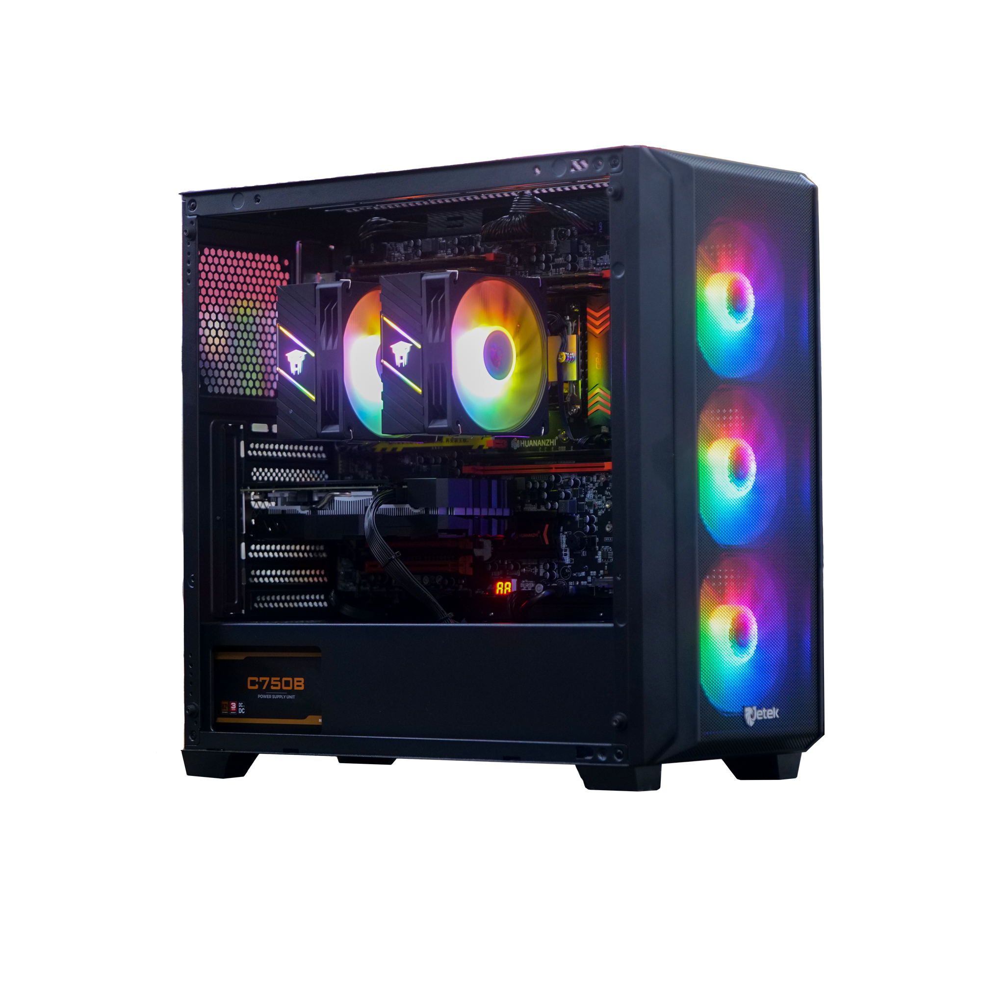 新品ケース高性能動画編集やゲーミングPC Dual E5 2680v4 x2個 