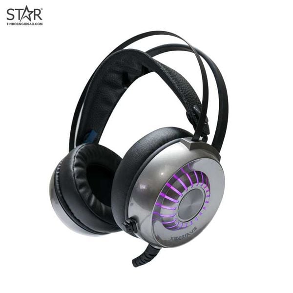  Tai nghe Gaming Xiberia V15 7.1 | Có dây, Over-ear, RGB, Đen 