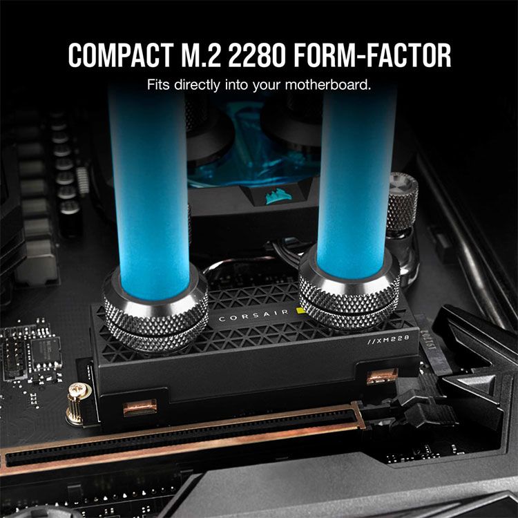 Ổ cứng SSD CORSAIR MP600 PRO XT Hydro X Edition 2TB Gen4 PCIe x4 M.2 NVMe (CSSD-F2000GBMP600PHXT)