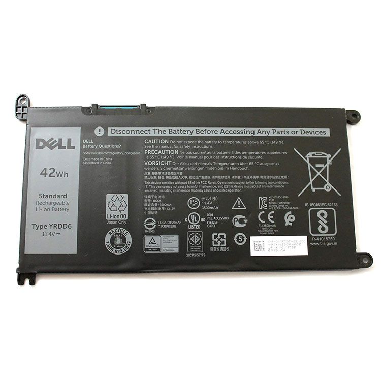 Pin Dell Vostro 5581/14 (5481) | YRDD6 (42Wh-3Cell)