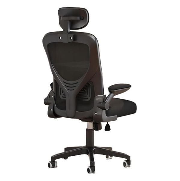  Ghế công thái học OEM TSA01 | Đen, 120kg, Chân xoay, Lưng lưới 