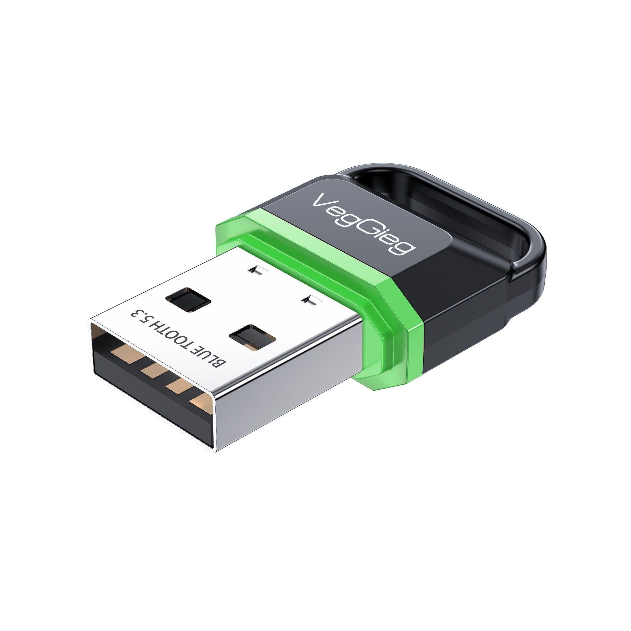 USB nhận Bluetooth V5.3 VEGGIEG VUB503 | Xanh