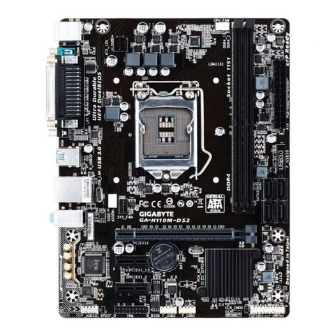 Mainboard Gigabyte H110M-DS2 DDR4 Cũ | LGA 1151, mATX, 2 khe RAM