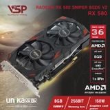  Card màn hình UNIKA SNIPER RX580 8G 2 Fan 