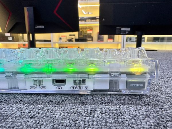  Bàn phím cơ gaming XinMeng X75 | 3 Mode, TKL, RGB, White, Hot swap 