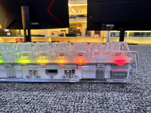 Bàn phím cơ gaming XinMeng X75 | 3 Mode, TKL, RGB, White, Hot swap 
