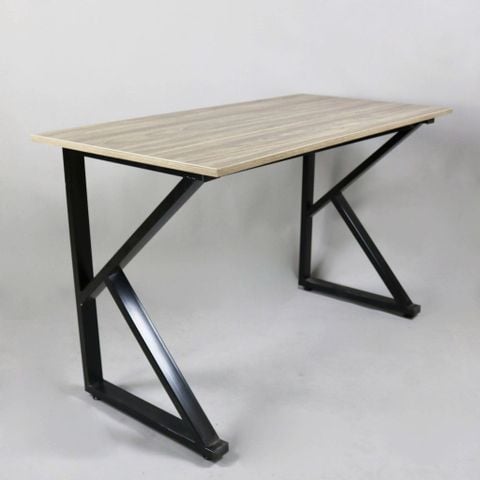 Bàn Gaming chữ K 1m4 | Khung đen, mặt vân gỗ