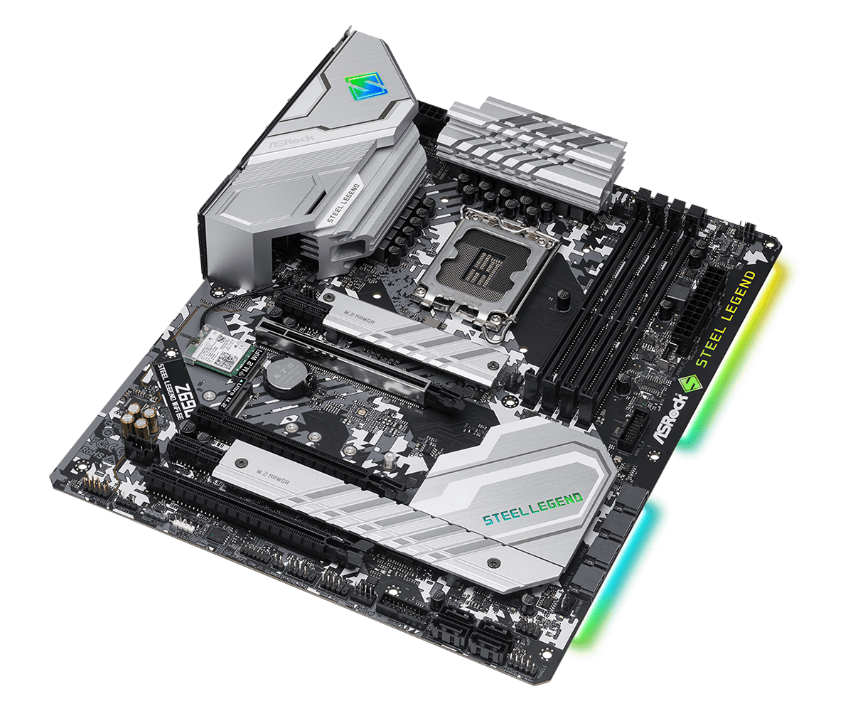 Mainboard Asrock Z690 Steel Legend WiFi 6E | Intel Z690, LGA 1700, ATX, 4 khe DDR4