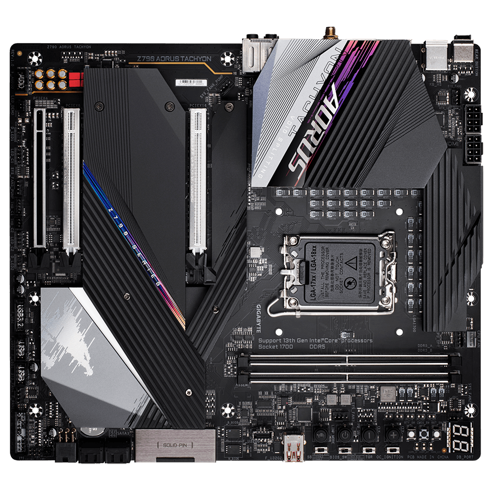 Mainboard Gigabyte Z790 Aorus Tachyon (rev. 1.0) | Intel Z790, Socket 1700, E-ATX, 2 khe DDR5