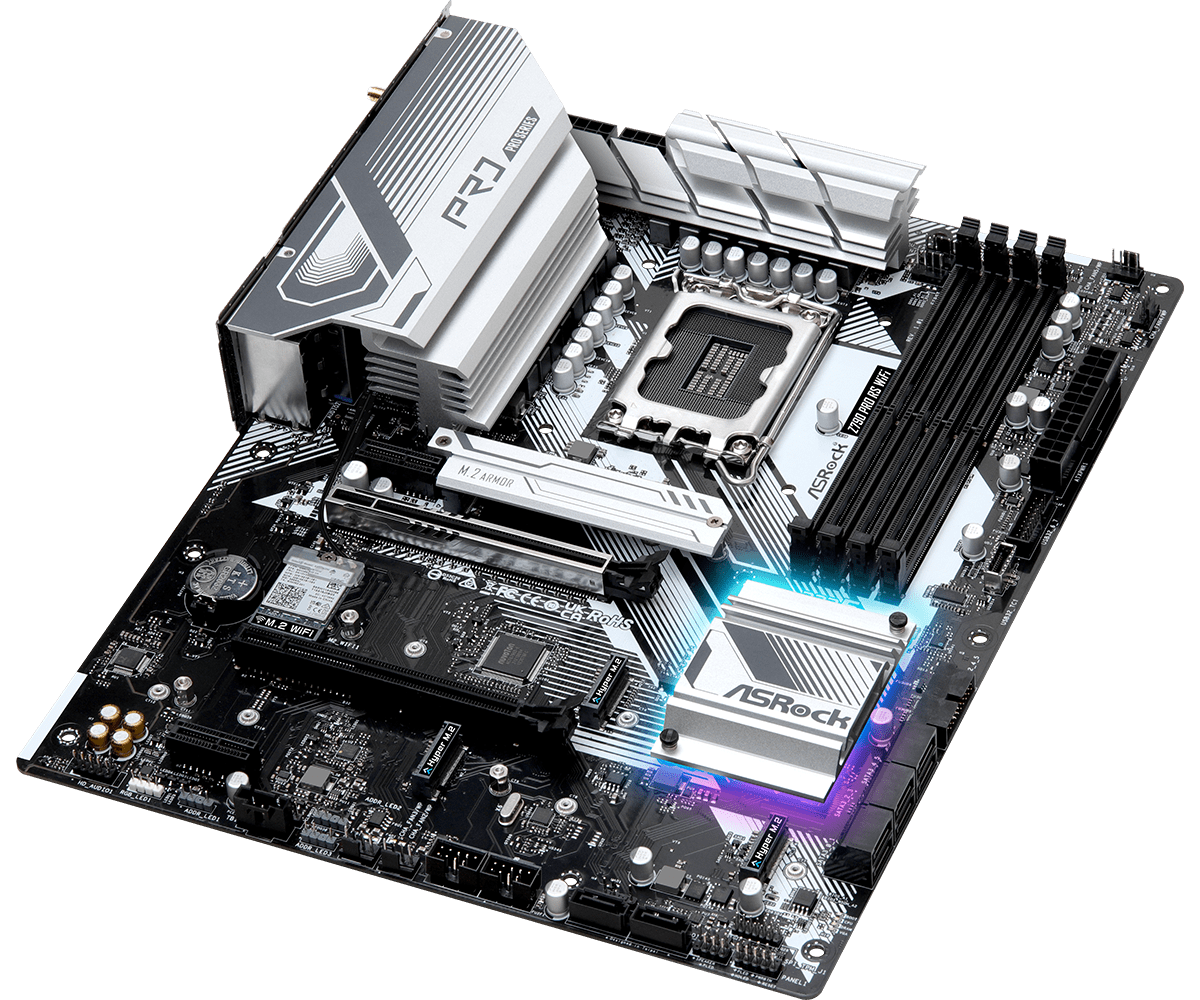 Mainboard Asrock Z790 Pro RS WiFi | Intel Z790, LGA 1700, ATX, 4 khe DDR5