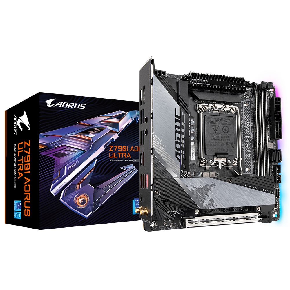 Mainboard Gigabyte Z790I Aorus Ultra (rev. 1.0) | Intel Z790, Socket 1700, Mini-ITX, 2 khe DDR5