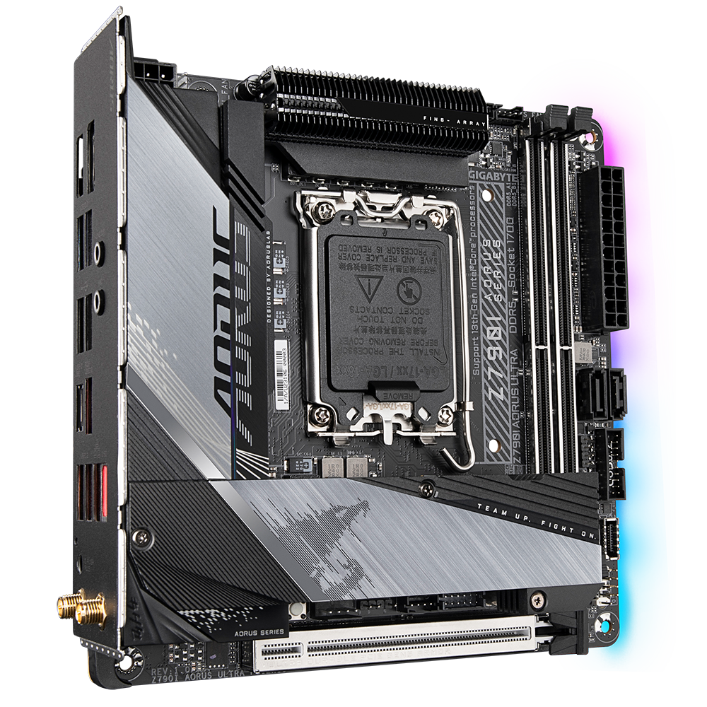 Mainboard Gigabyte Z790I Aorus Ultra (rev. 1.0) | Intel Z790, Socket 1700, Mini-ITX, 2 khe DDR5