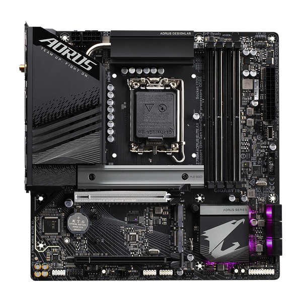  Mainboard Gigabyte Z790M AORUS Elite AX Rev 1.0 Wifi DDR5 | LGA 1700, mATX, 4 khe RAM 