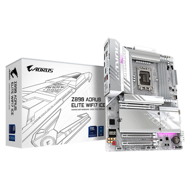  Mainboard Gigabyte Z890 AORUS Elite ICE Wifi | LGA1851, ATX, 4 khe RAM 