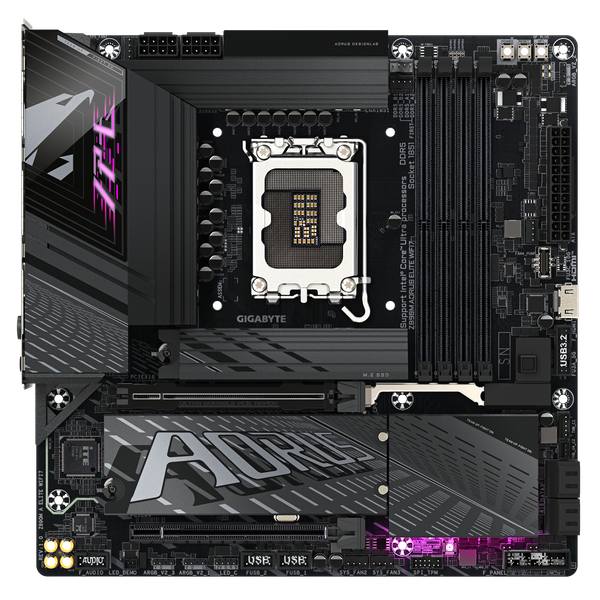  Mainboard Gigabyte Z890M AORUS Elite Wifi DDR5 | LGA 1851, mATX, 4 khe RAM 
