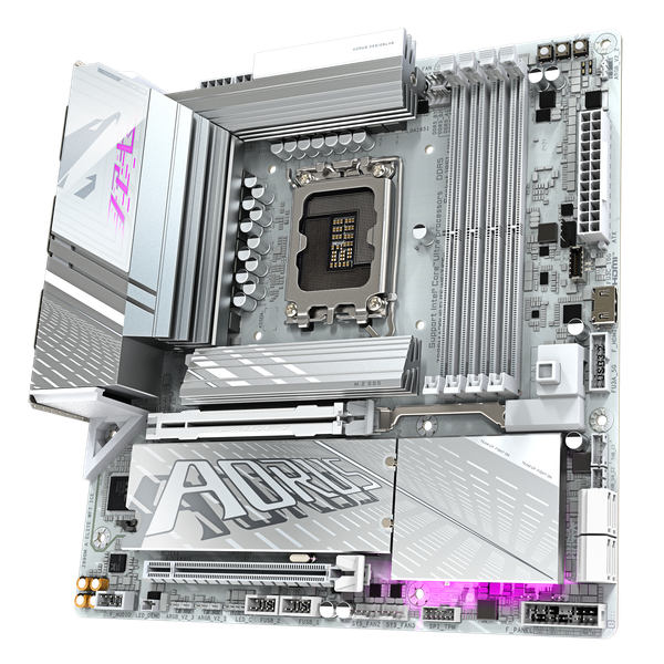  Mainboard Gigabyte Z890M AORUS ELITE ICE Wifi | LGA1851, mATX, 4 khe RAM 