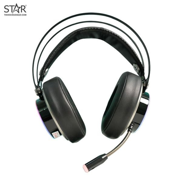  Tai nghe Gaming Zidli ZH20 7.1 | Có dây, Over-ear, RGB, Đen 