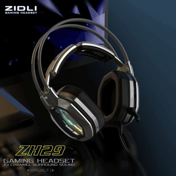  Tai nghe Gaming Zidli ZH29 Fly Wing Strike Hard | Có dây, Over-ear, Xám 