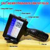 Máy In Date Cầm Tay FG 22 - In NSX HSD, QR, Mã Vạch - Sắc Nét Hoàn Hảo - Khuyến mại Sốc 