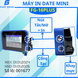 Máy In Date Cầm Tay Mini FG-16 Plus Đa Ngôn Ngữ In NSX HSD Logo Mã QR Mã Vạch 