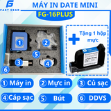  Máy In Date Cầm Tay Mini FG-16 Plus Đa Ngôn Ngữ In NSX HSD Logo Mã QR Mã Vạch 