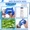 Máy in date cầm tay mini FG 16 PLUS Tiếng Việt - In Nsx Hsd bao bì bóng, hàng đông lạnh, độ bám dính cao