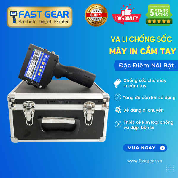 Vali chống sốc cho máy in date cầm tay