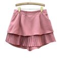  VÁY QUẦN DẬP LY, 02 LỚP, BIGSIZE, HỒNG 