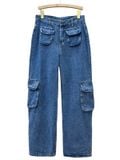  QUẦN JEAN (110cm) SUÔNG TÚI HỘP BIGSIZE , 4 TÚI, XANH ĐẬM 